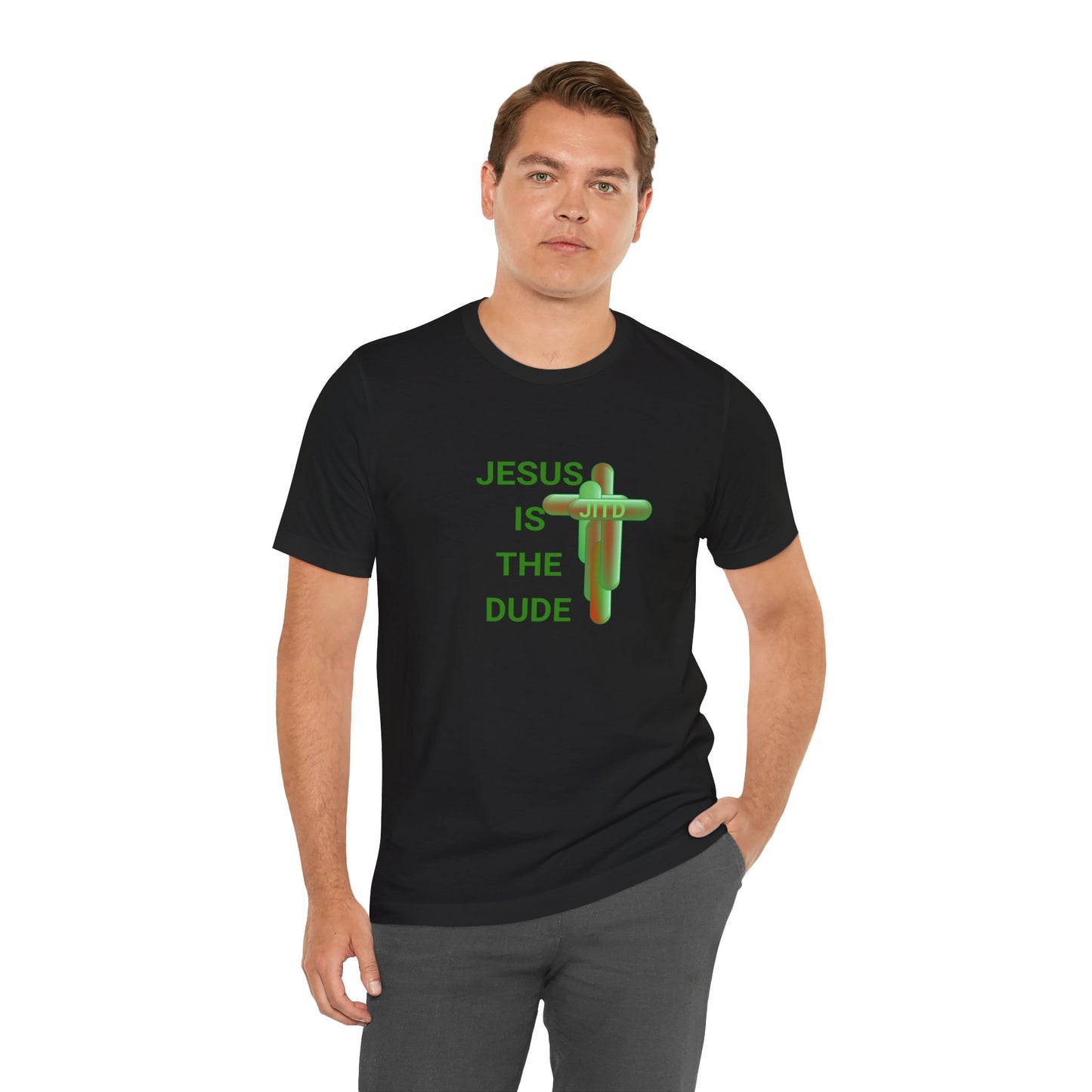 JITD GREEN PILL CROSS TEE