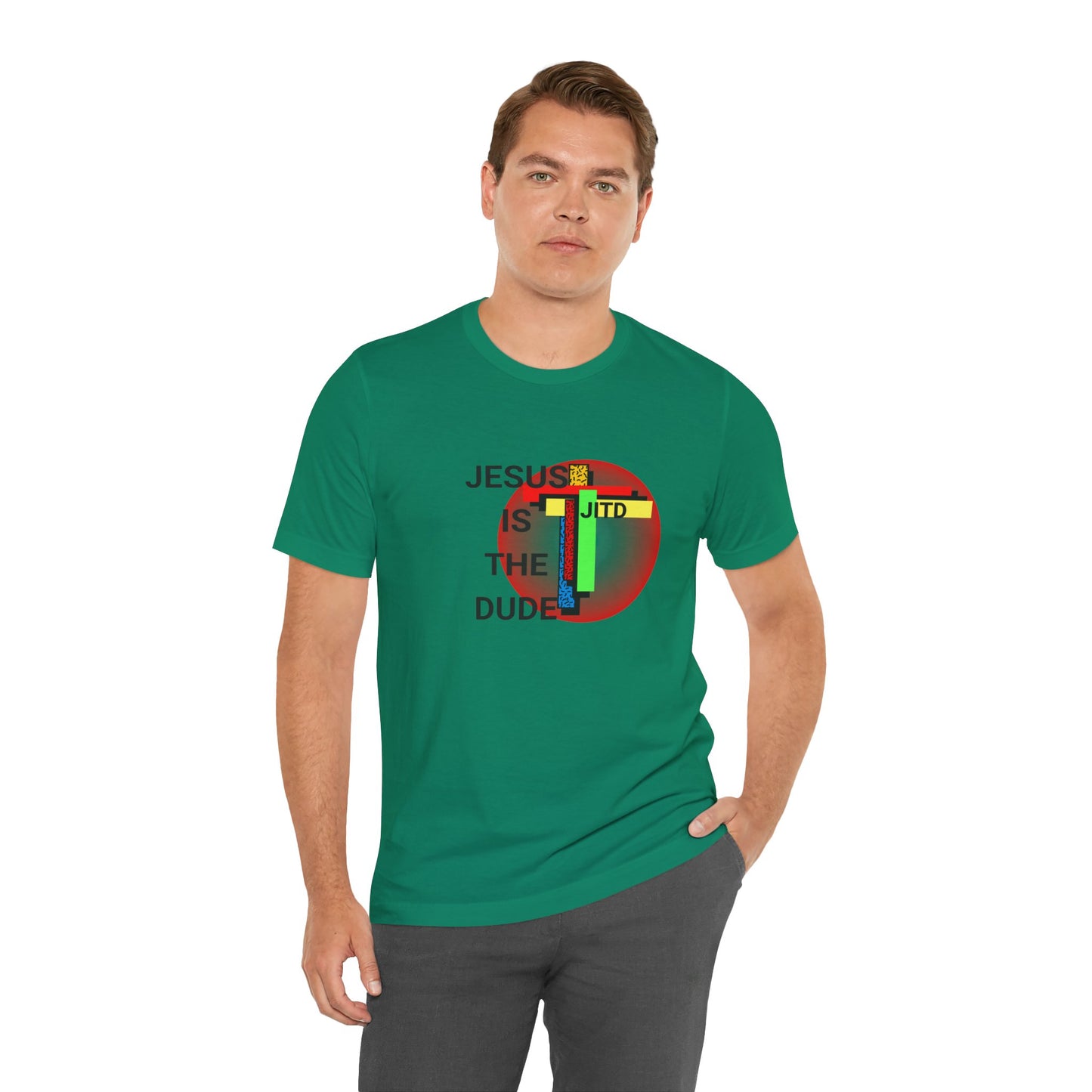 JITD RED GLOW CROSS TEE
