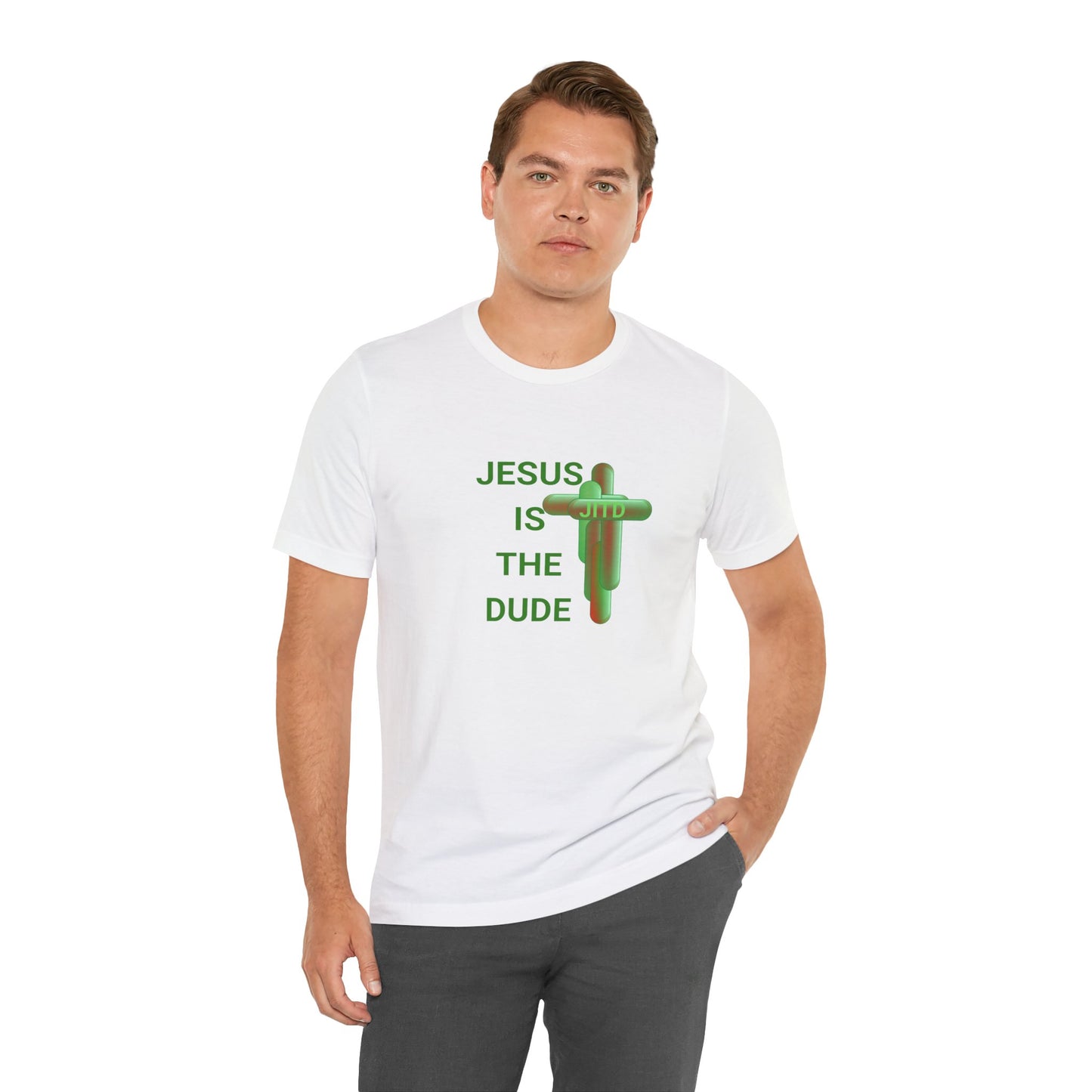 JITD GREEN PILL CROSS TEE