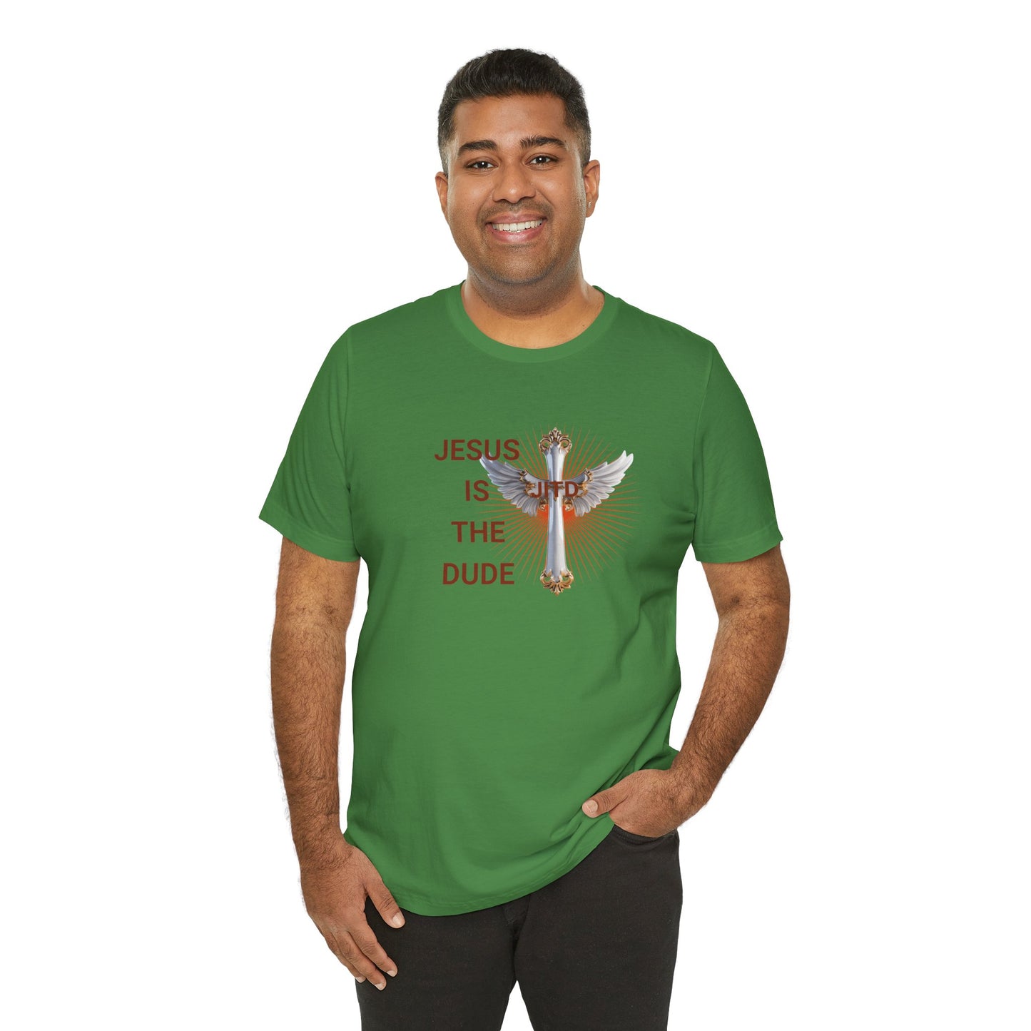 JITD WHITE WINGS CROSS TEE