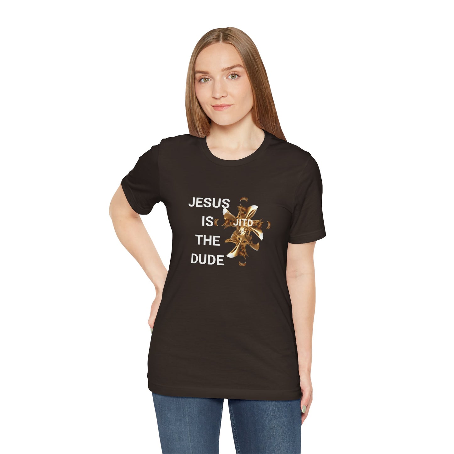 JITD CHOCOLATE CROSS TEE