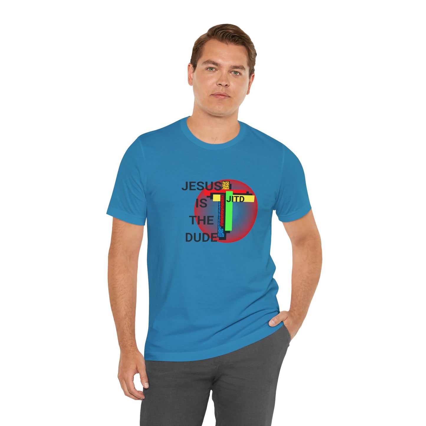 JITD RED GLOW CROSS TEE