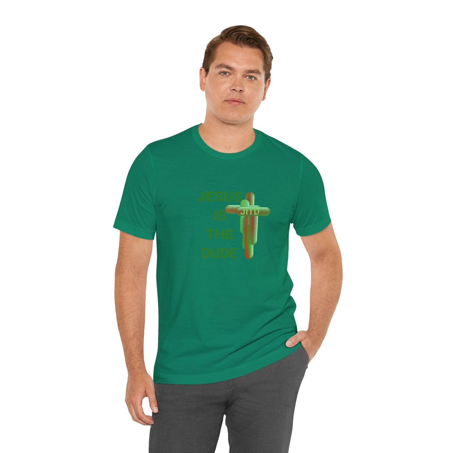 JITD GREEN PILL CROSS TEE