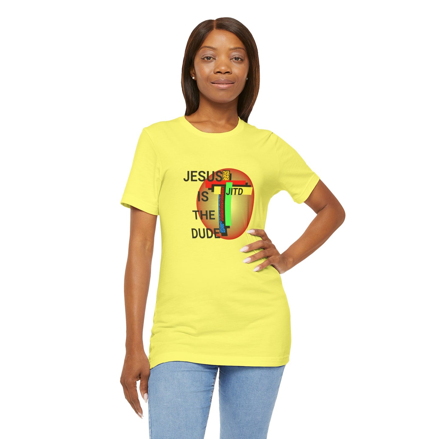 JITD RED GLOW CROSS TEE