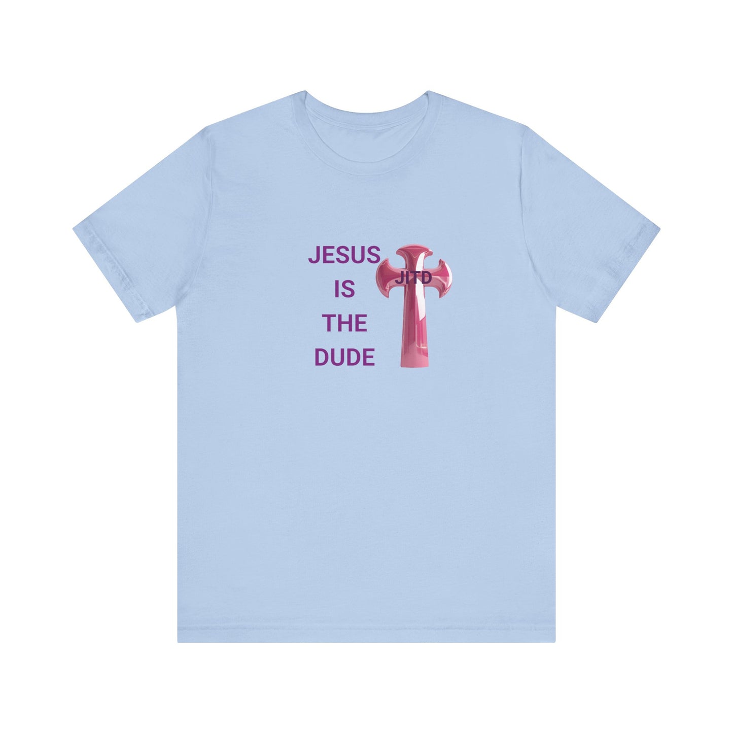 JITD PINK CROSS TEE
