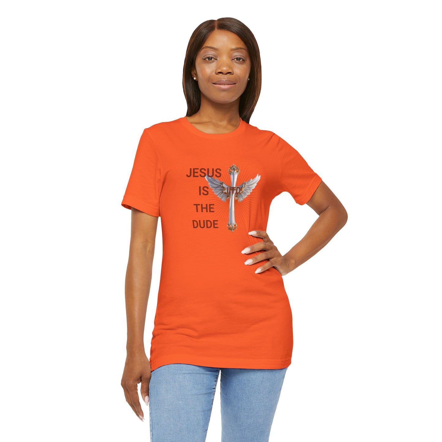 JITD WHITE WINGS CROSS TEE