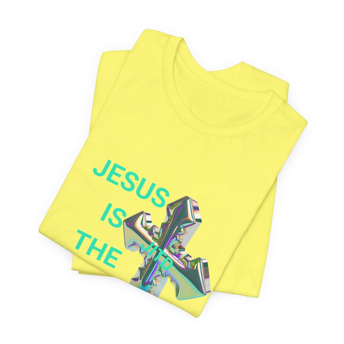 JITD IRIDESCENT CROSS TEE