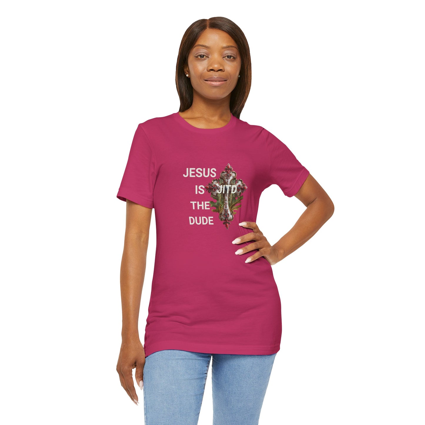 JITD ANTIQUE CROSS TEE