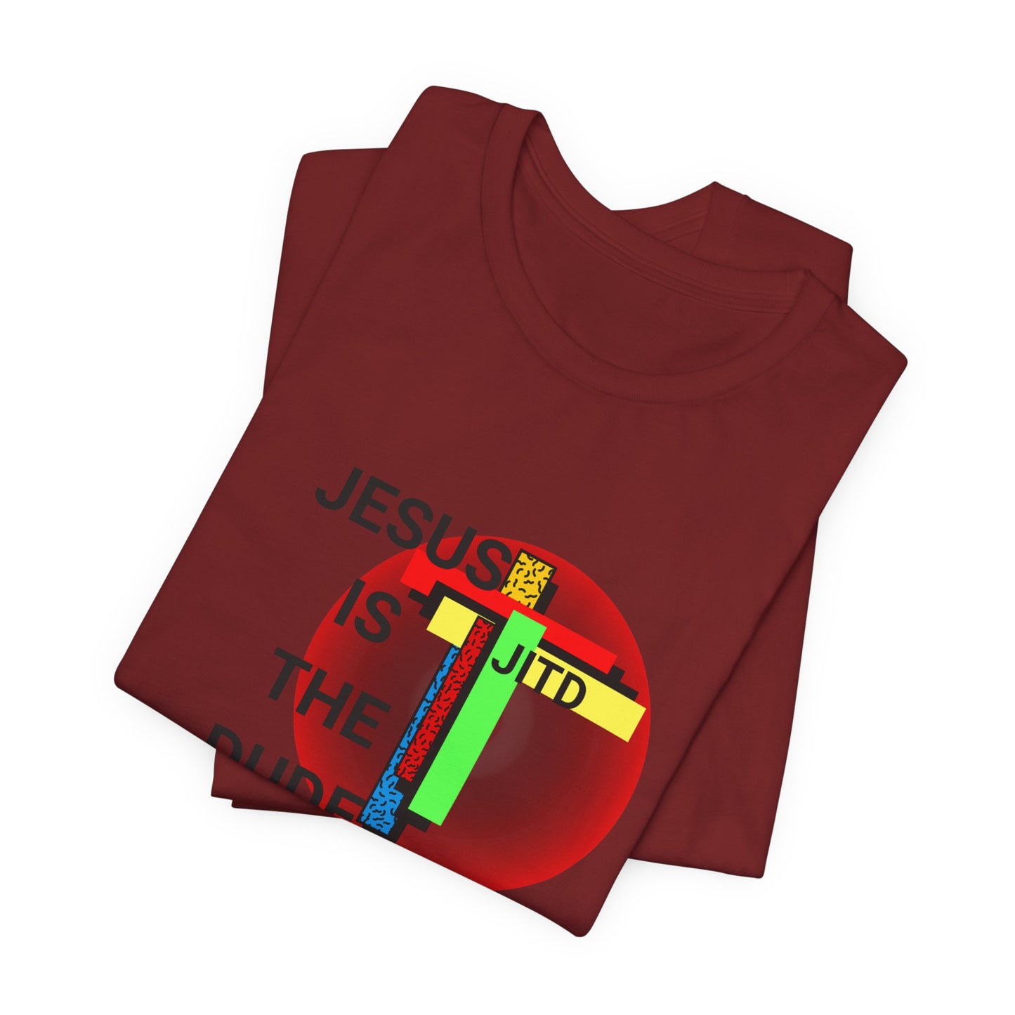 JITD RED GLOW CROSS TEE