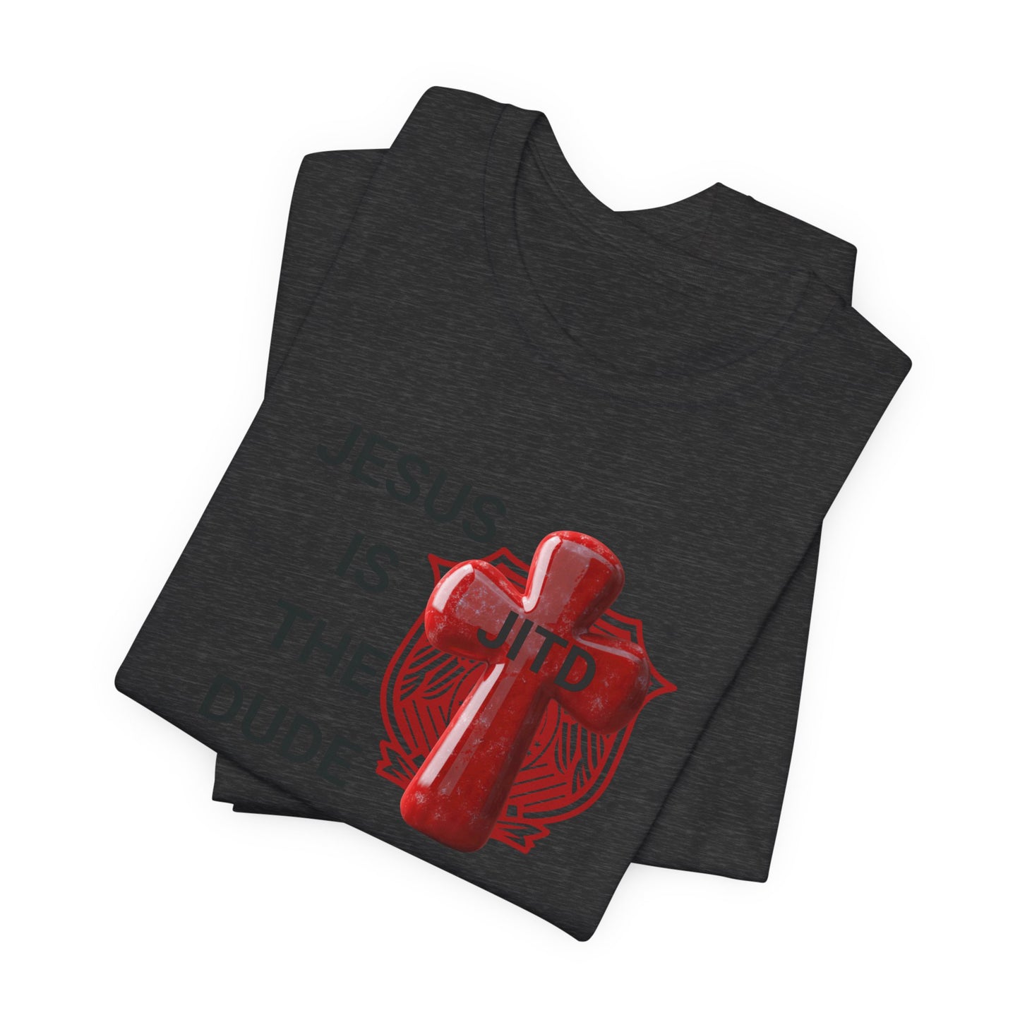 JITD RED SHIELD CROSS TEE
