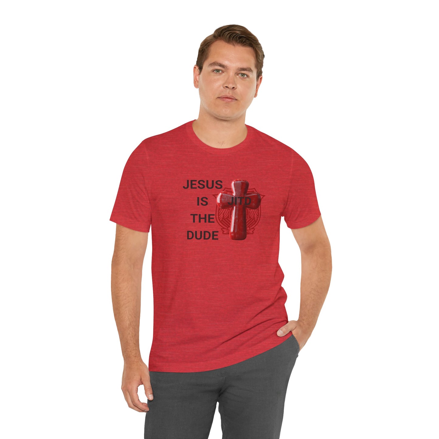 JITD RED SHIELD CROSS TEE