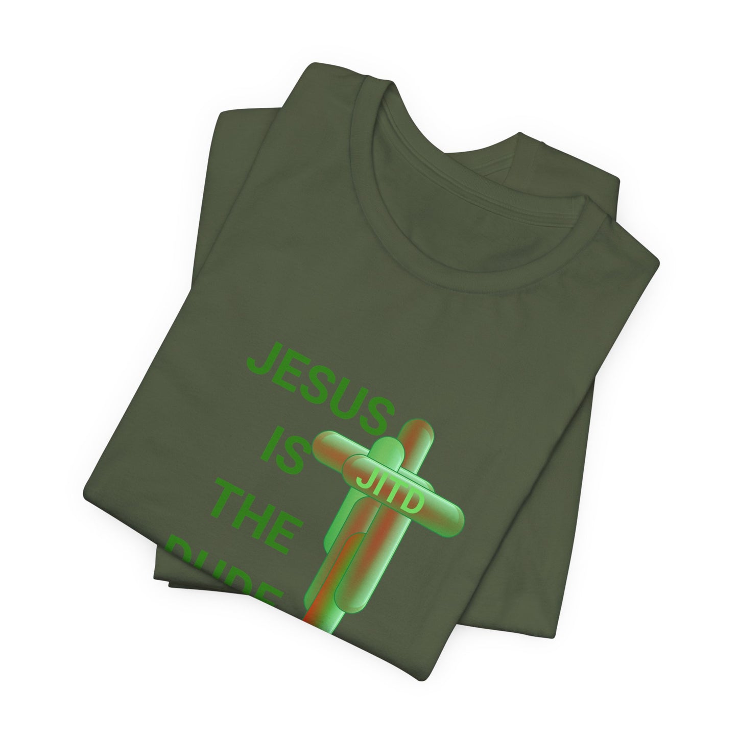 JITD GREEN PILL CROSS TEE