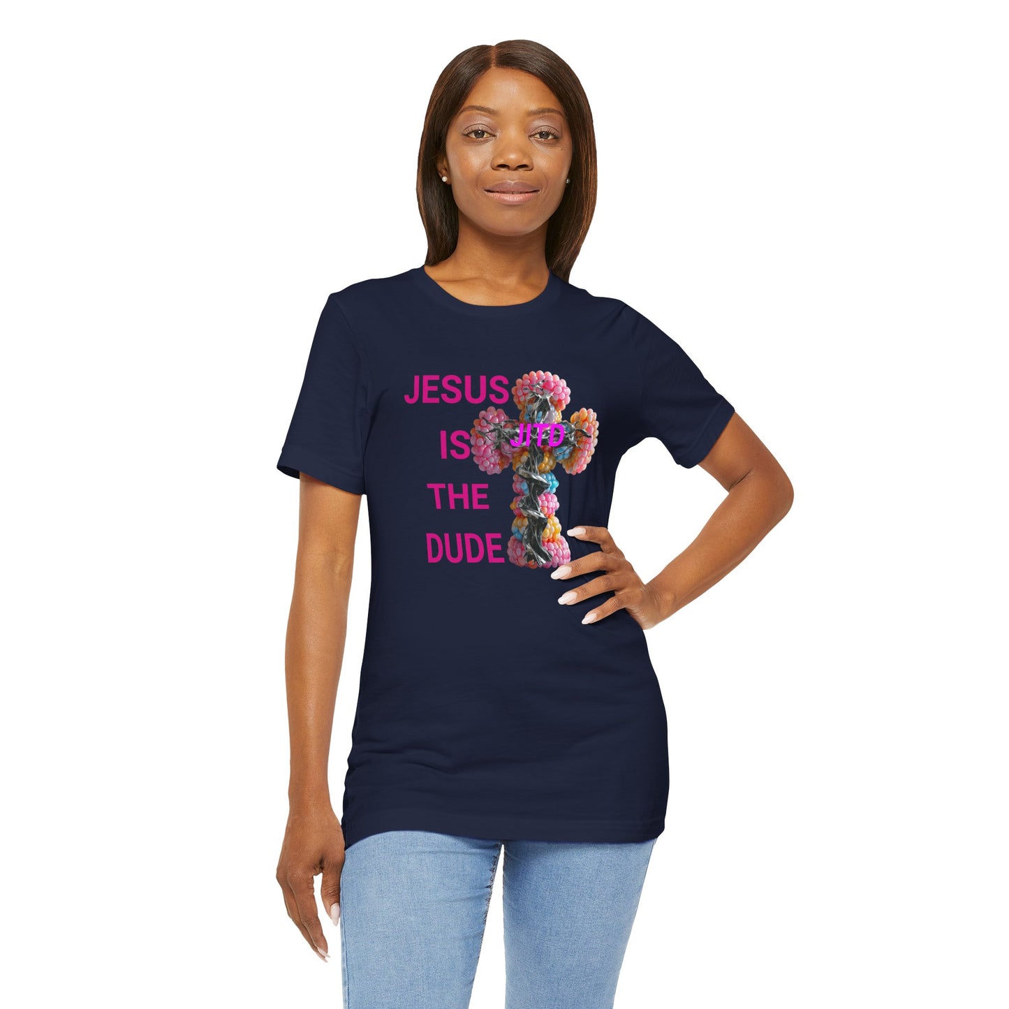 JITD TINY BUBBLE CROSS TEE