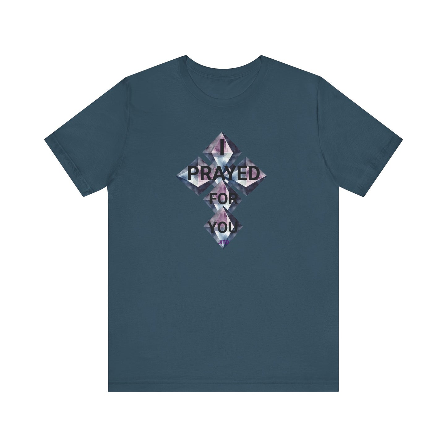 JITD "I PRAYED" DIAMOND CROSS TEE
