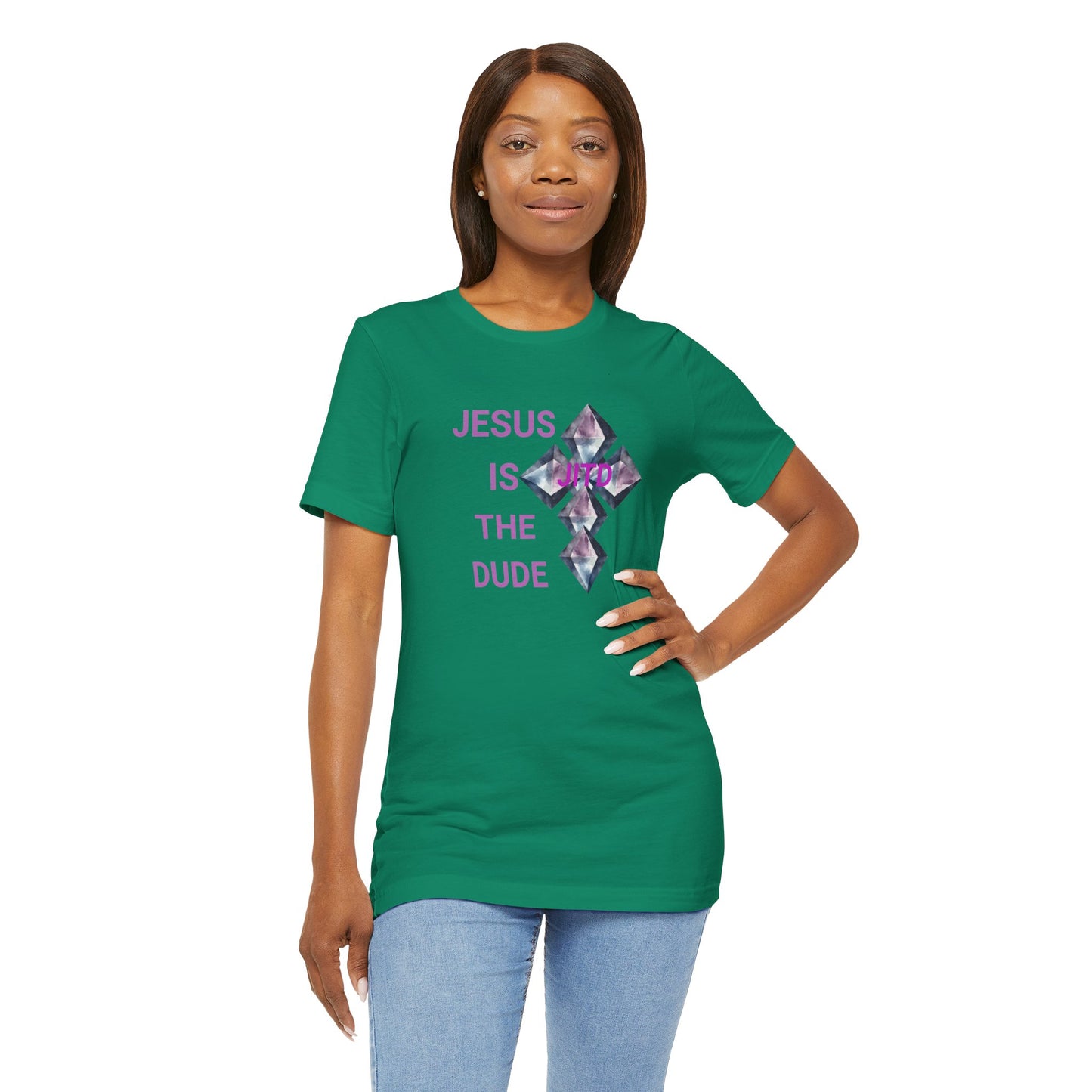 JITD DIAMOND CROSS TEE