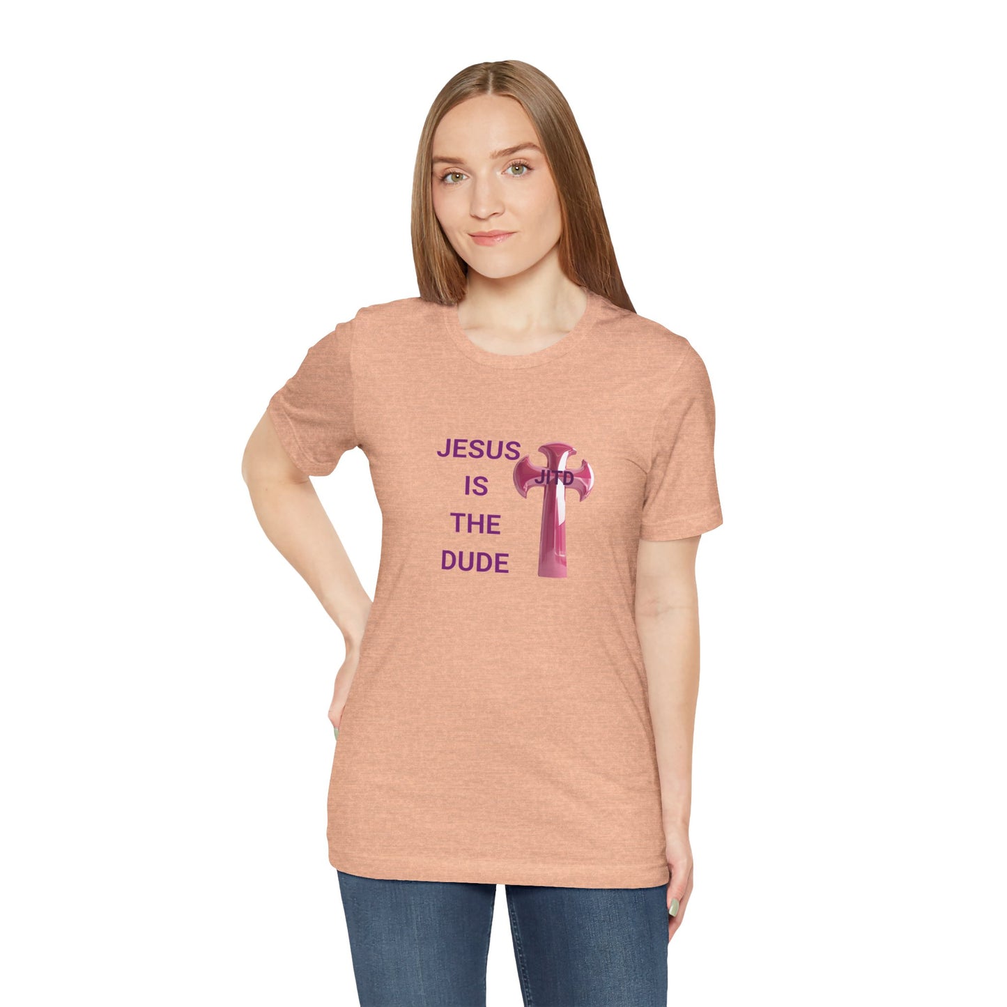 JITD PINK CROSS TEE