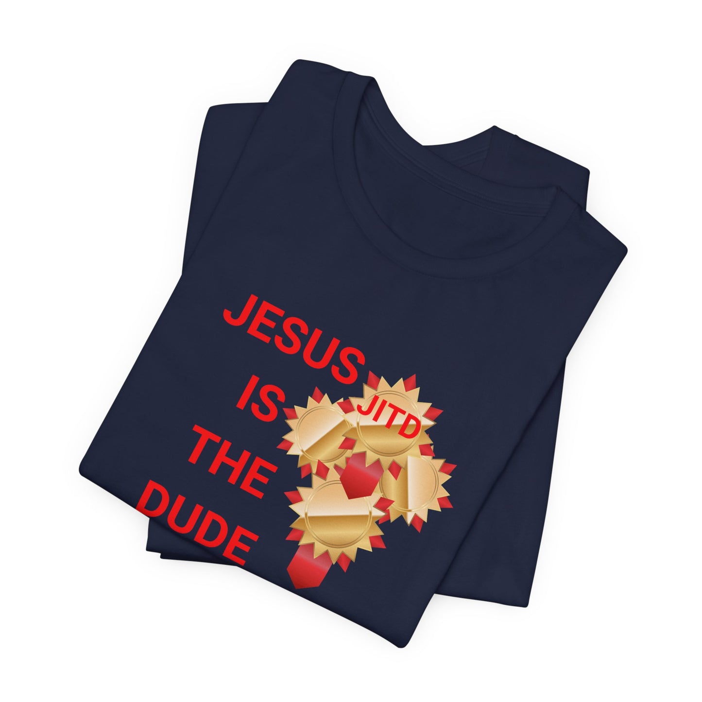 JITD RIBBON CROSS TEE