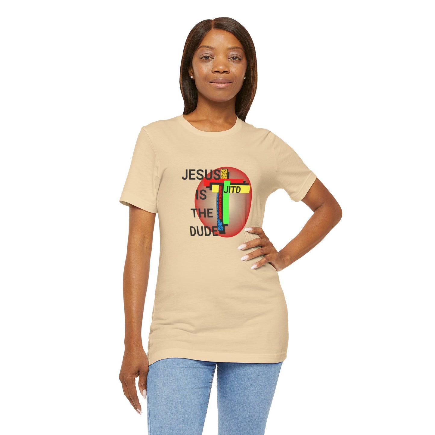 JITD RED GLOW CROSS TEE