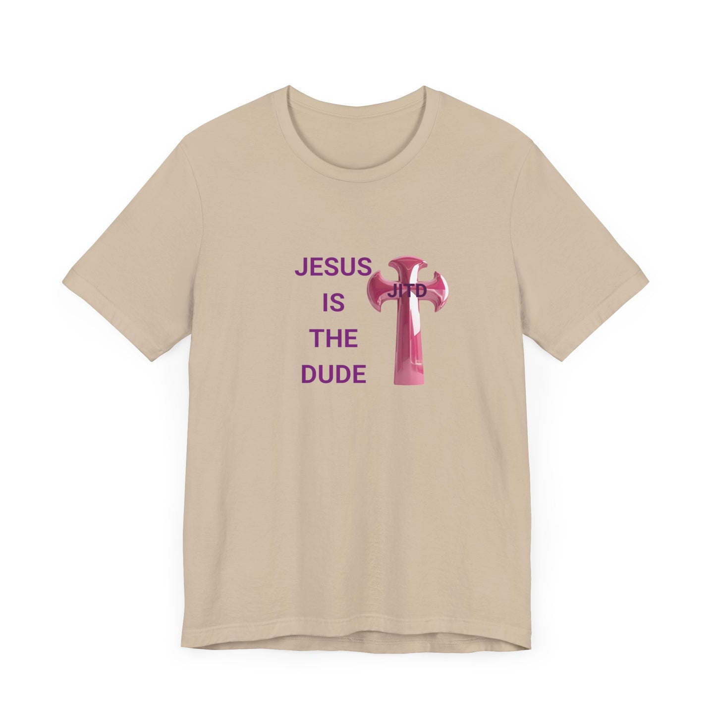 JITD PINK CROSS TEE