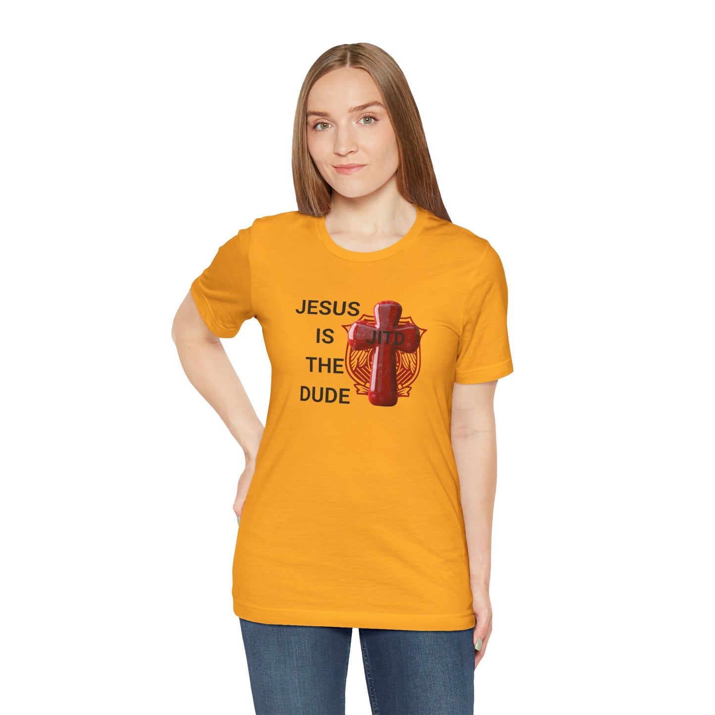 JITD RED SHIELD CROSS TEE