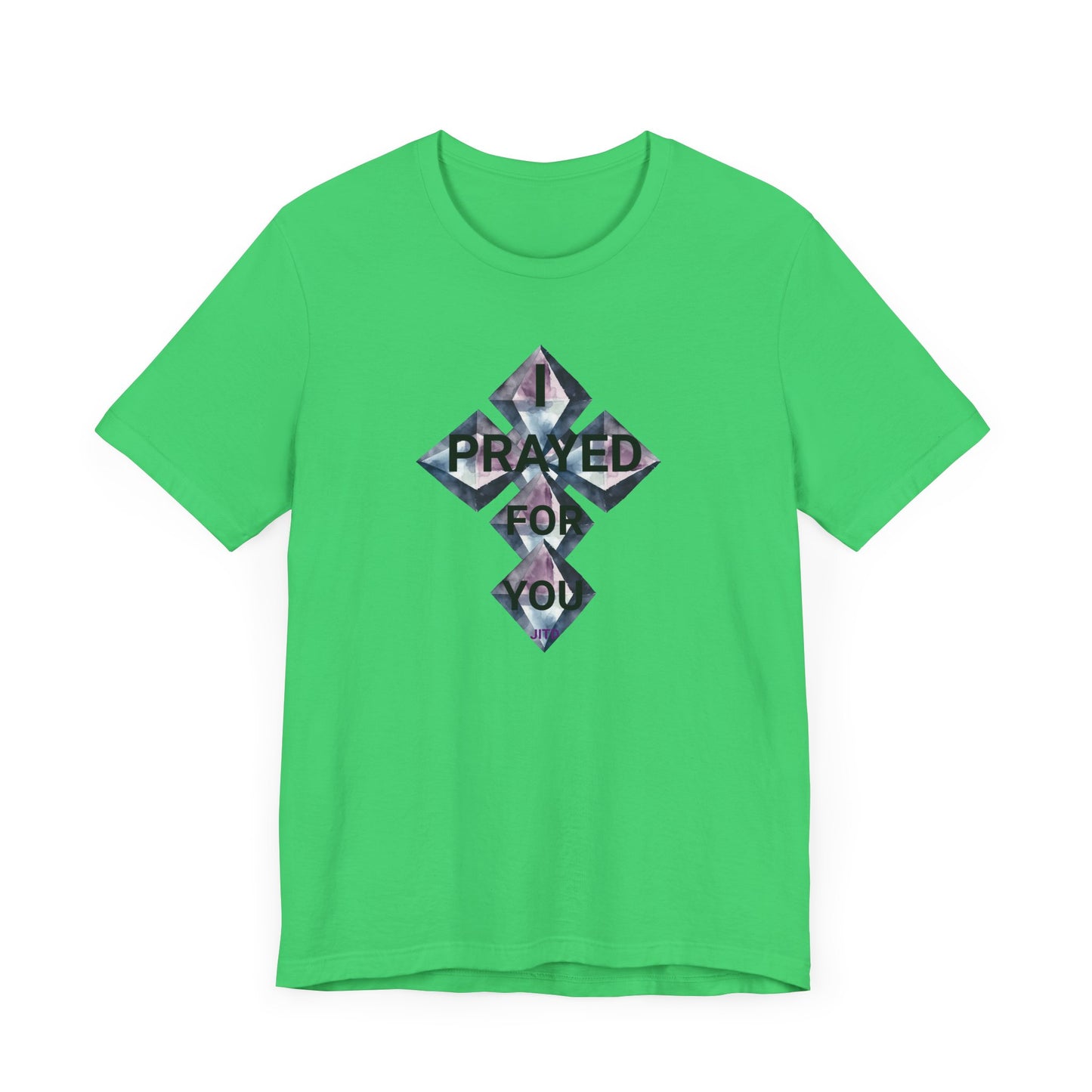 JITD "I PRAYED" DIAMOND CROSS TEE