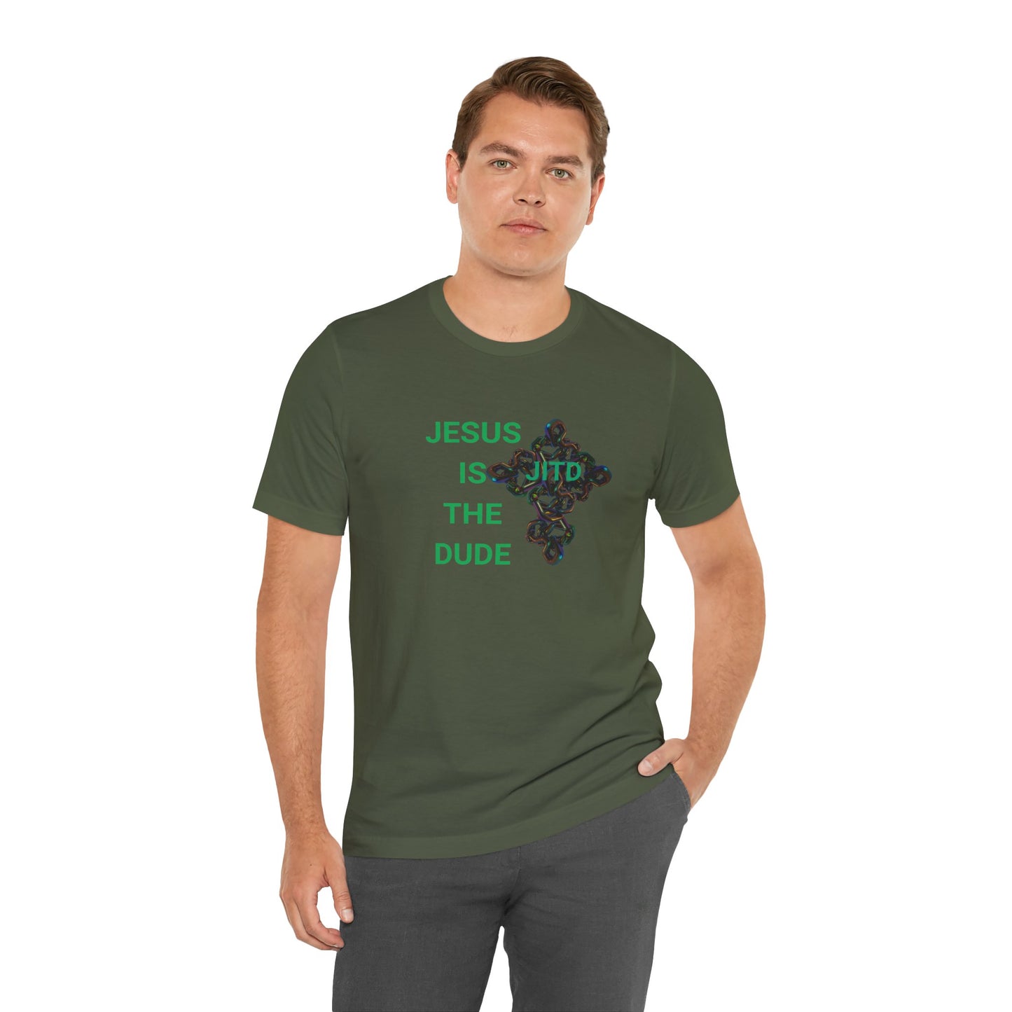 JITD CHAIN CROSS TEE