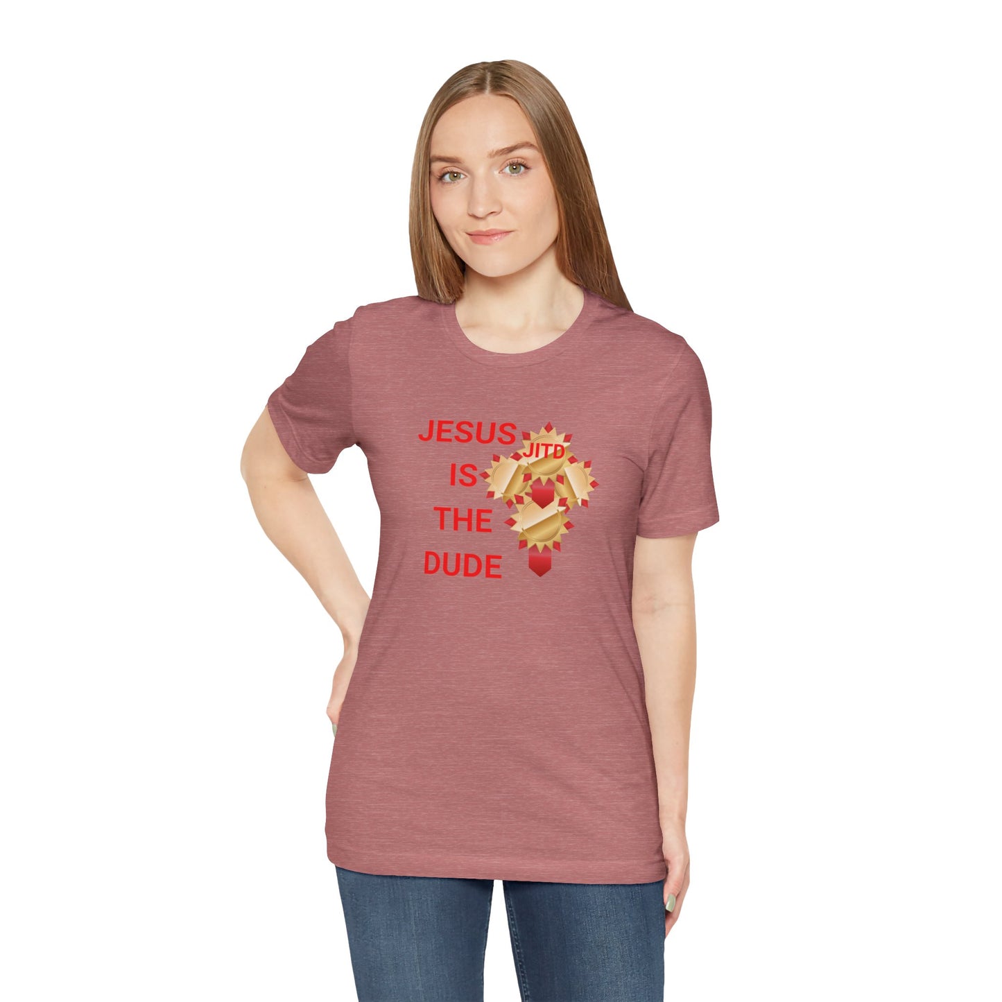 JITD RIBBON CROSS TEE