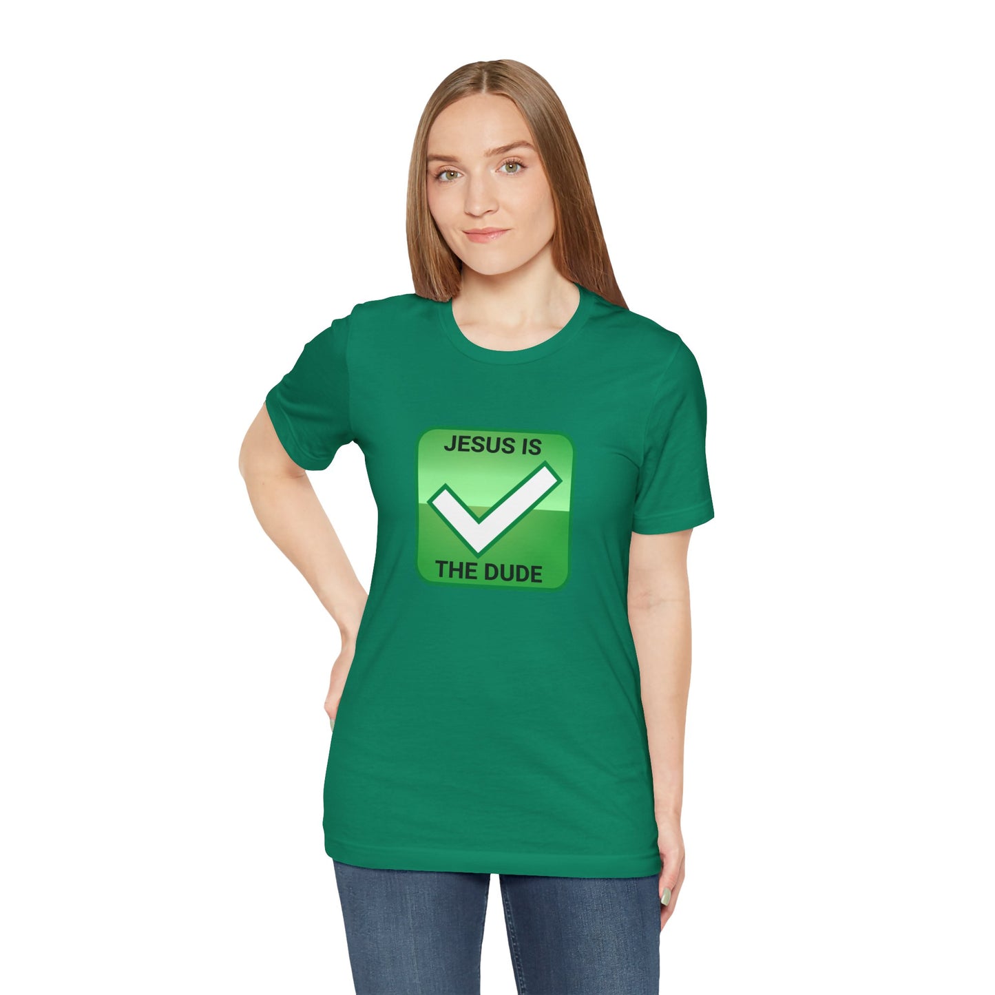 JESUS IS THE DUDE "CHECK" TEE