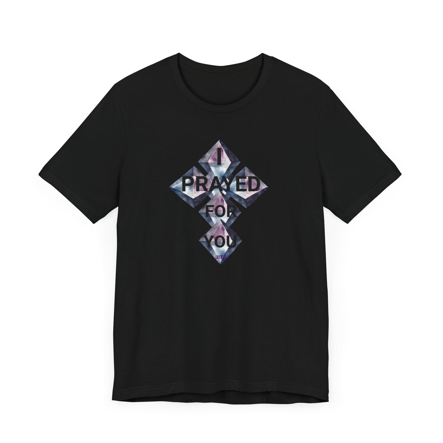 JITD "I PRAYED" DIAMOND CROSS TEE