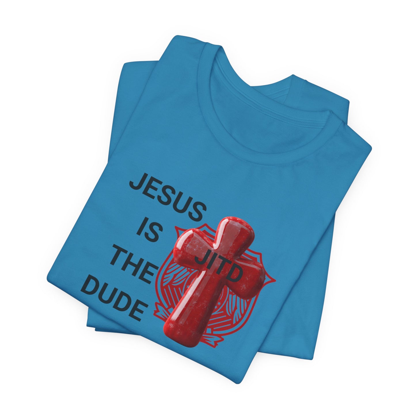 JITD RED SHIELD CROSS TEE