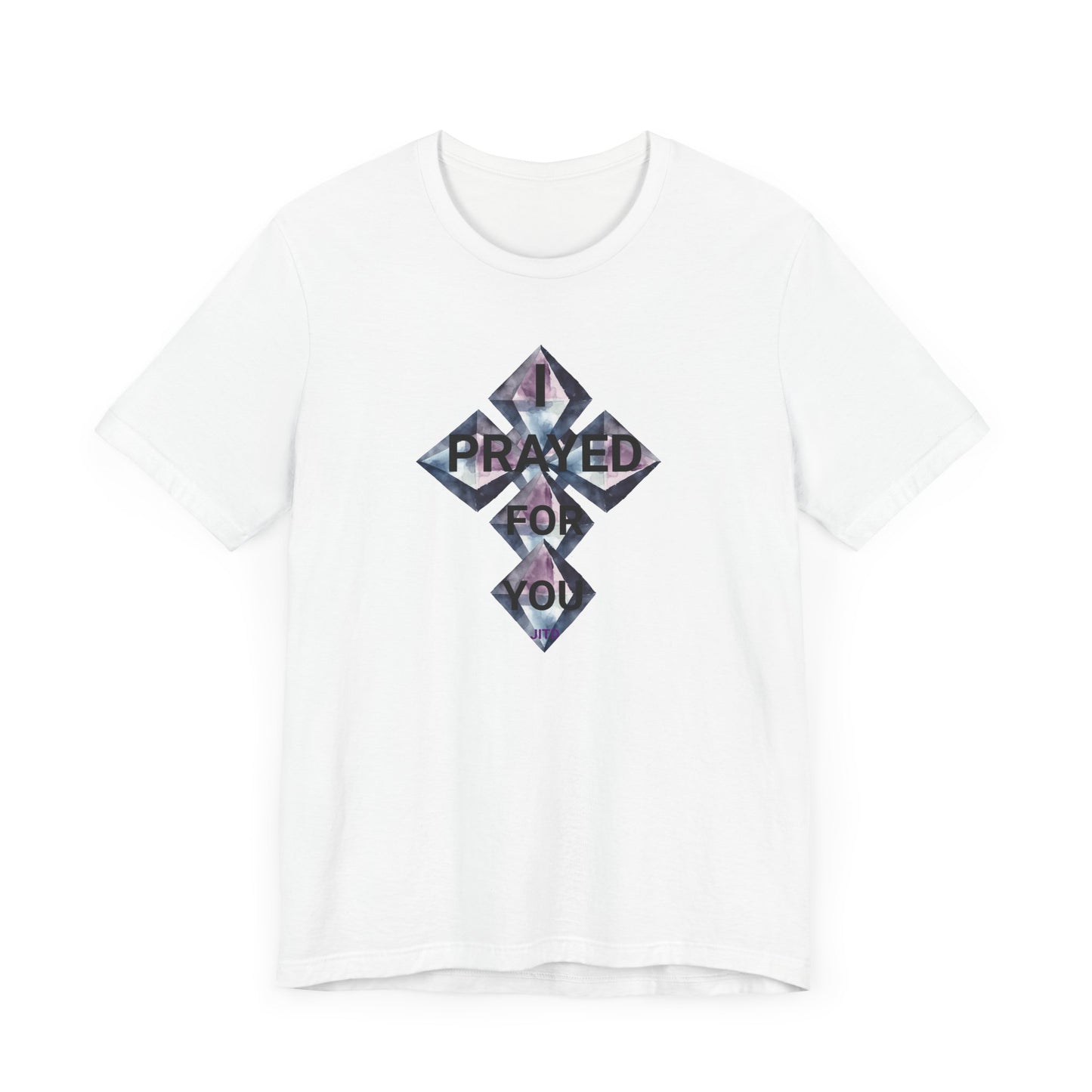 JITD "I PRAYED" DIAMOND CROSS TEE