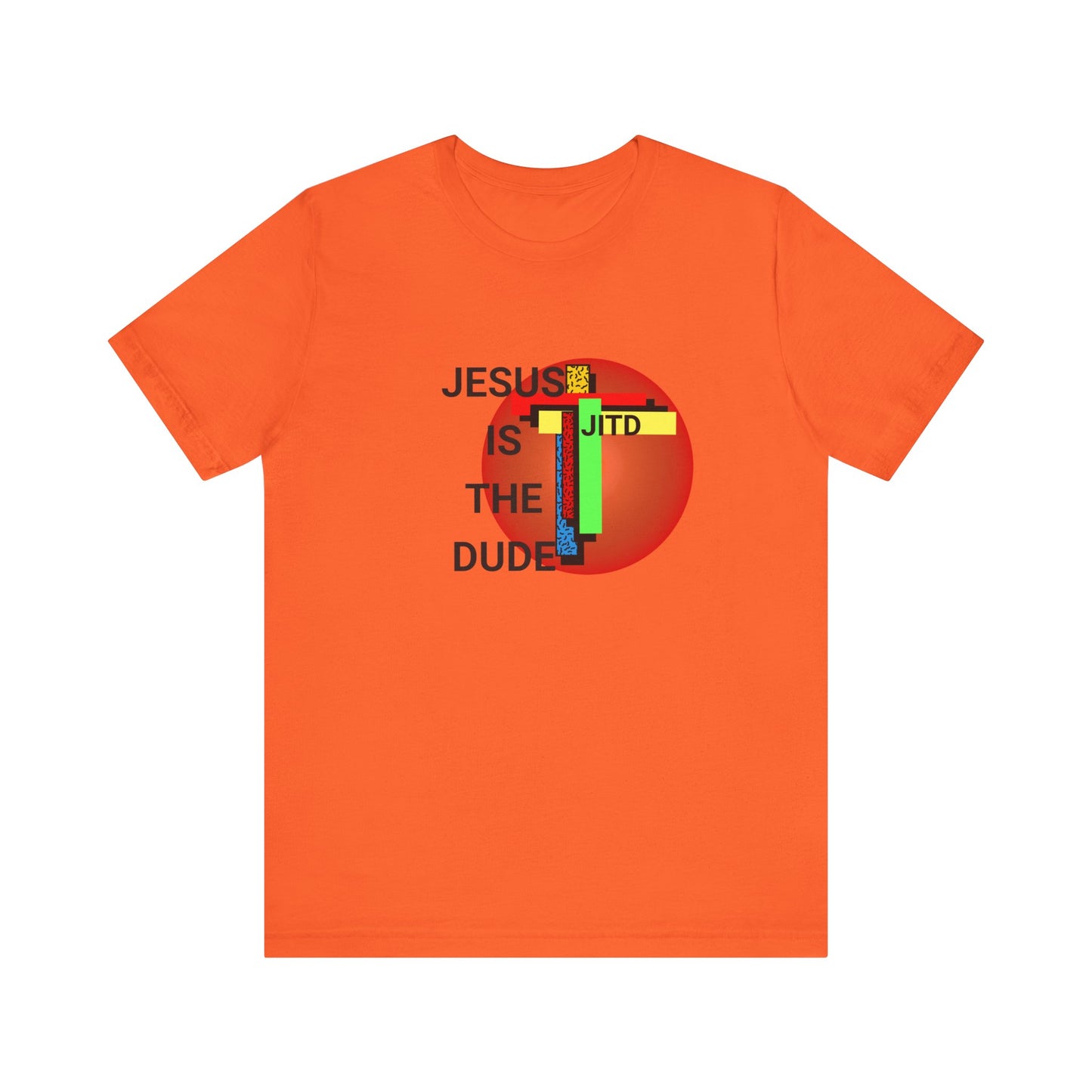 JITD RED GLOW CROSS TEE