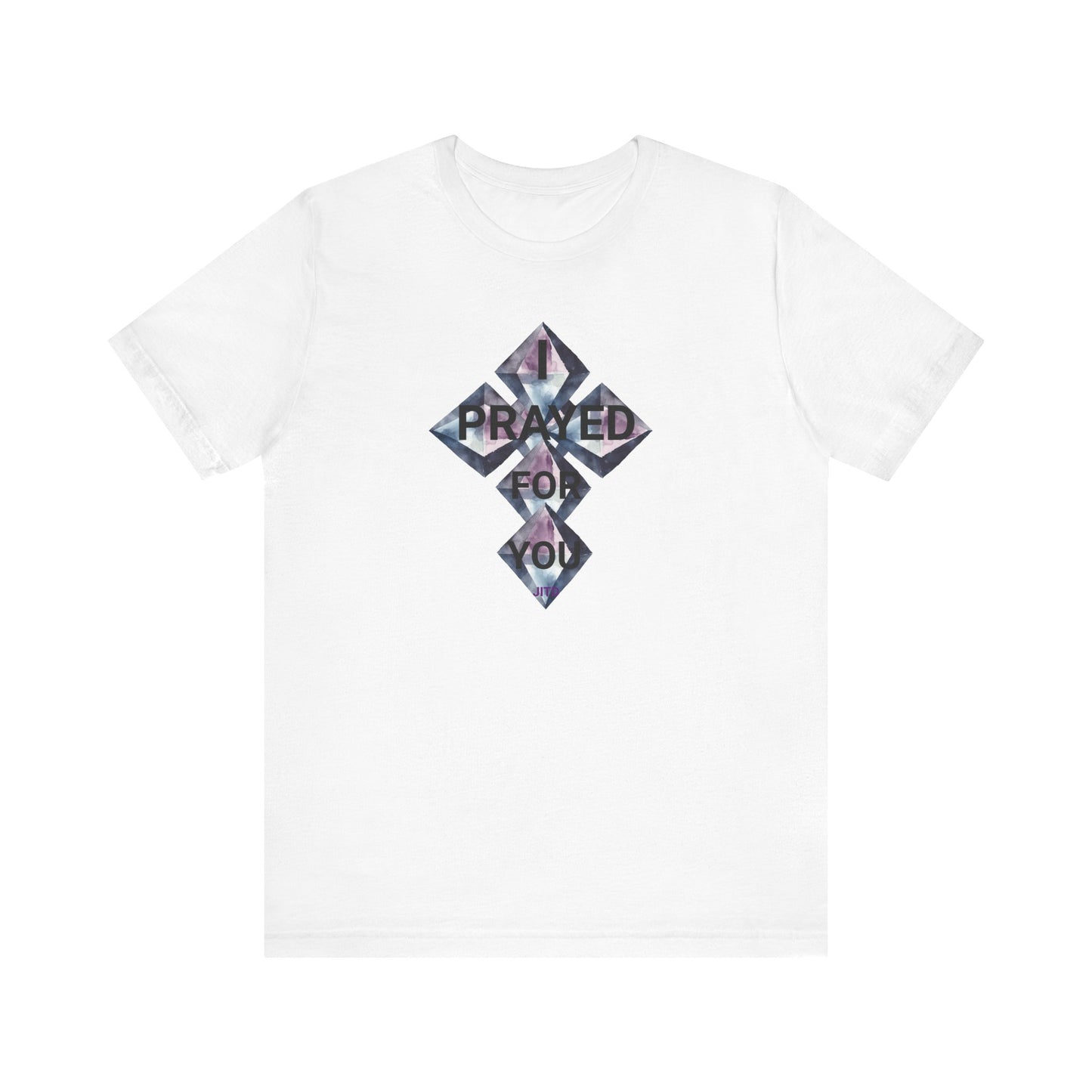 JITD "I PRAYED" DIAMOND CROSS TEE