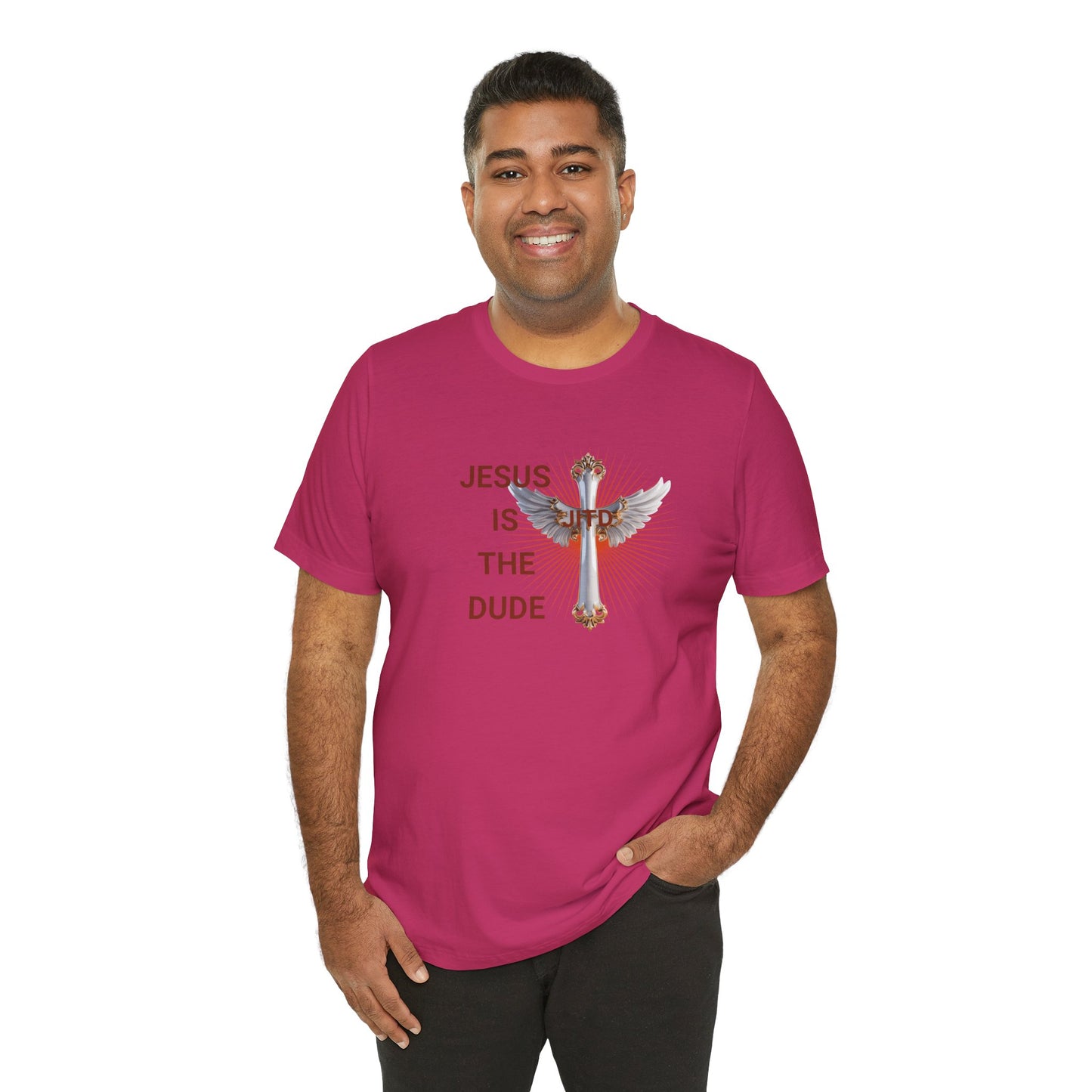 JITD WHITE WINGS CROSS TEE
