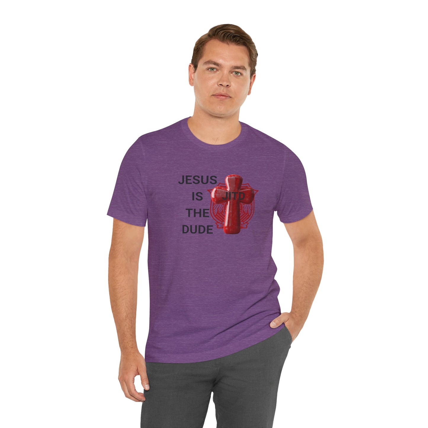 JITD RED SHIELD CROSS TEE