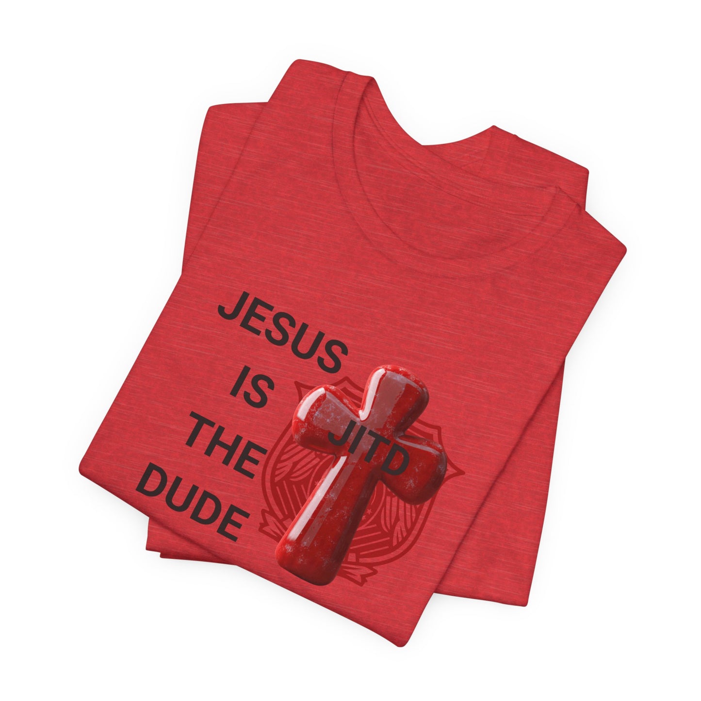 JITD RED SHIELD CROSS TEE