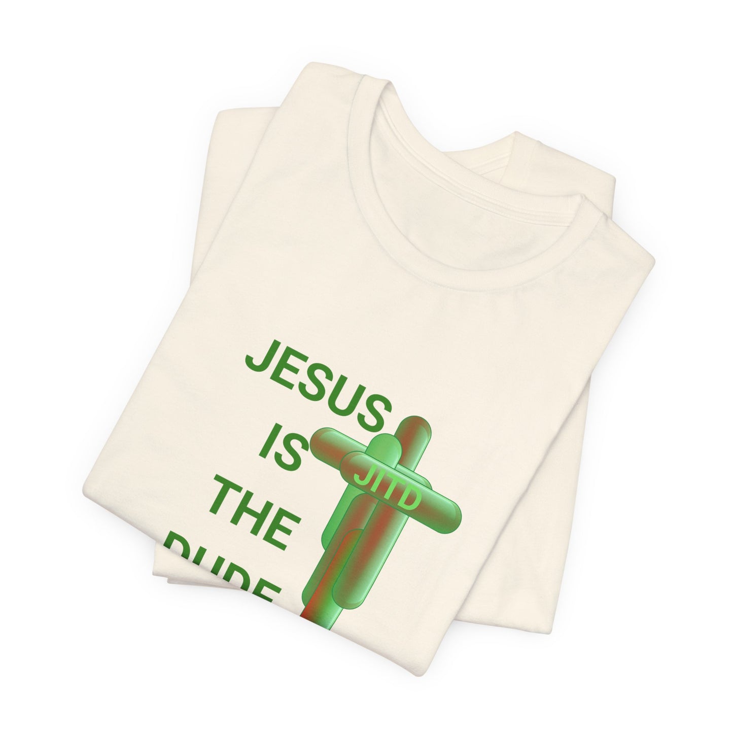 JITD GREEN PILL CROSS TEE