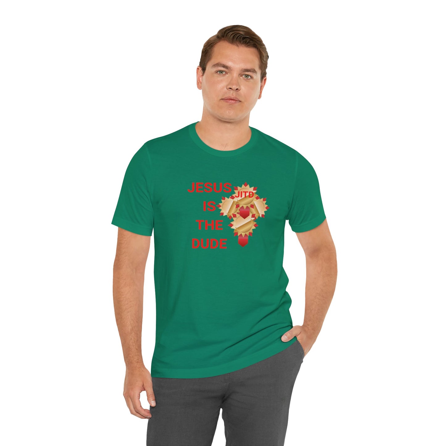 JITD RIBBON CROSS TEE