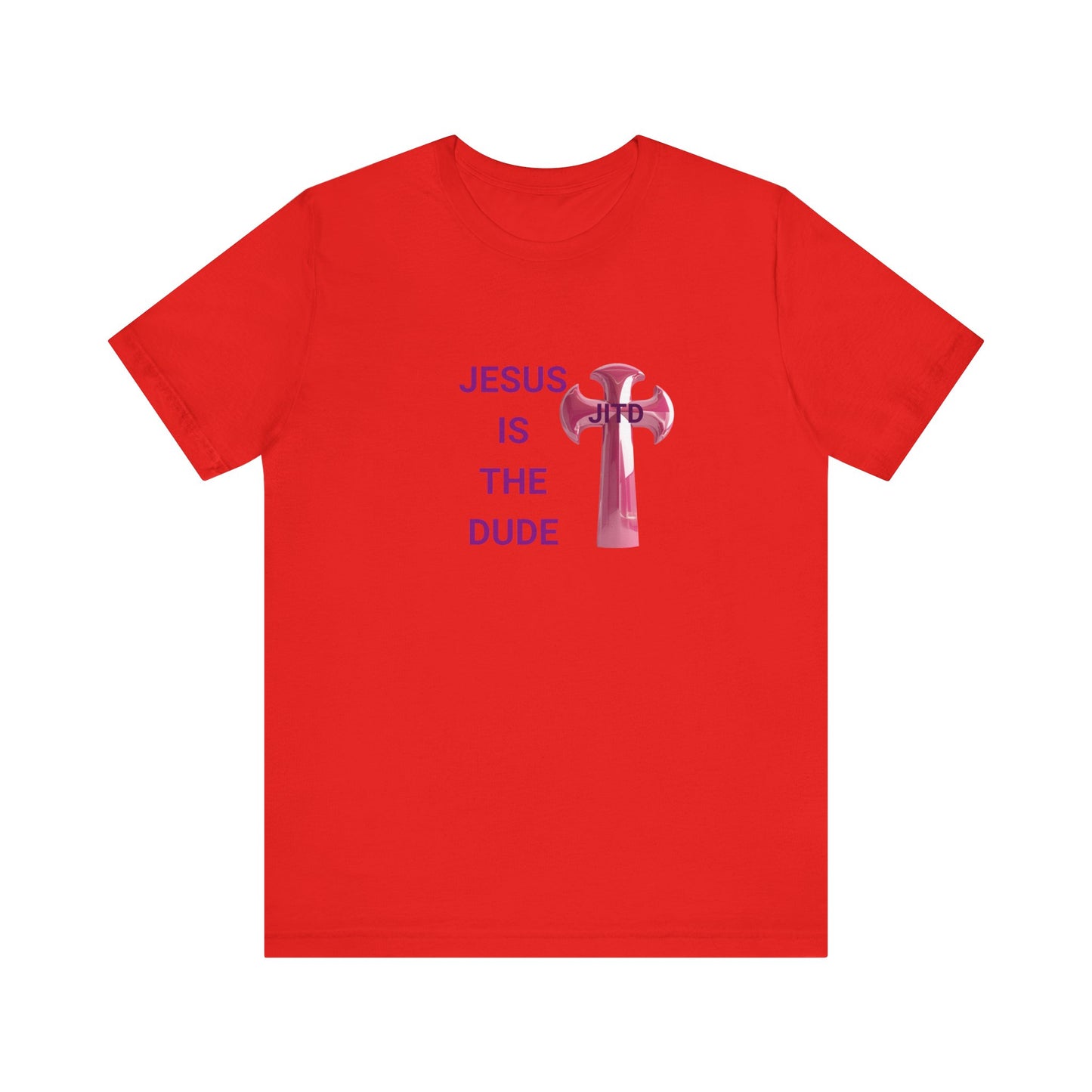 JITD PINK CROSS TEE