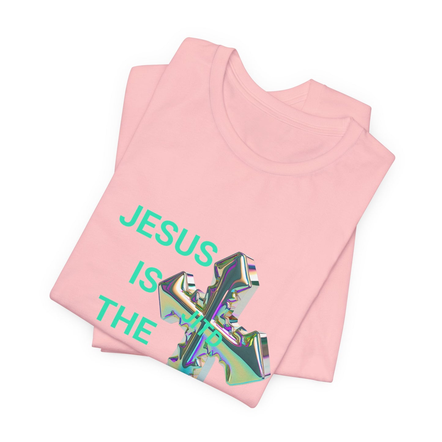 JITD IRIDESCENT CROSS TEE