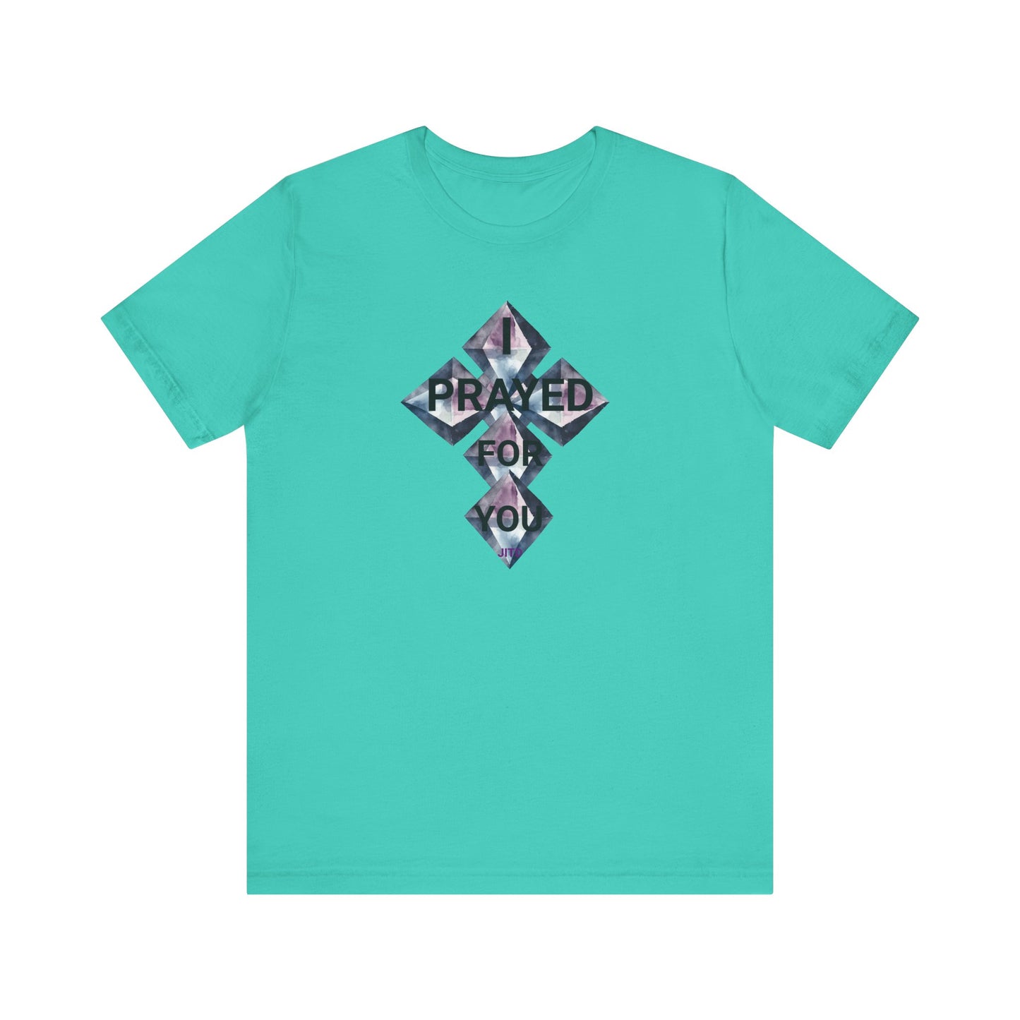 JITD "I PRAYED" DIAMOND CROSS TEE