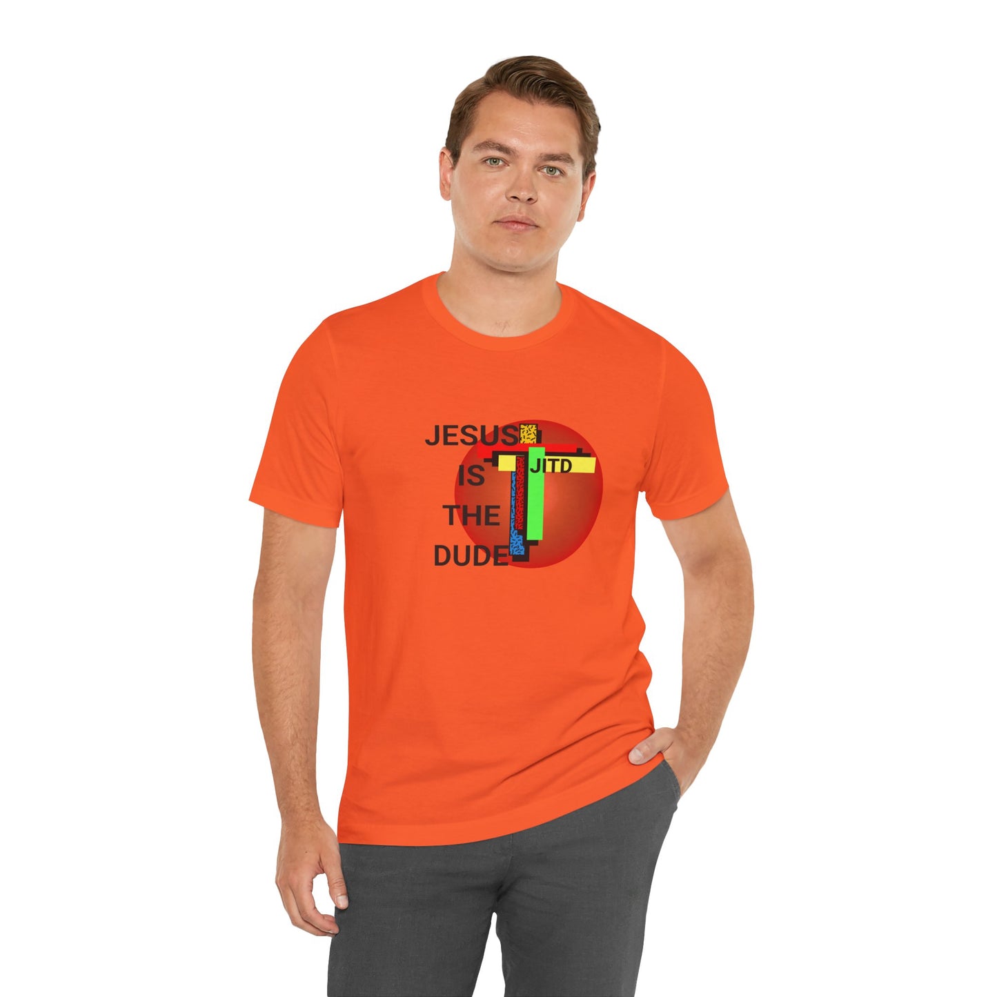 JITD RED GLOW CROSS TEE