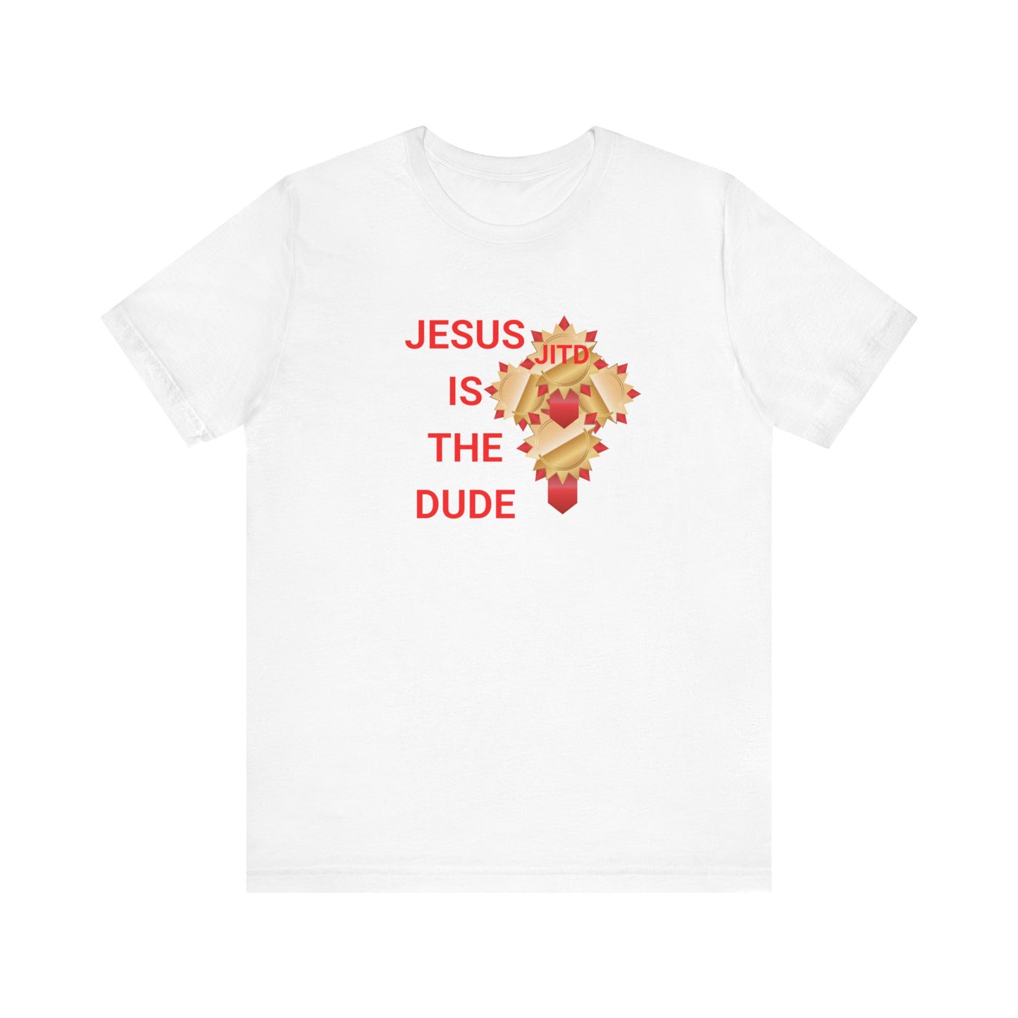 JITD RIBBON CROSS TEE