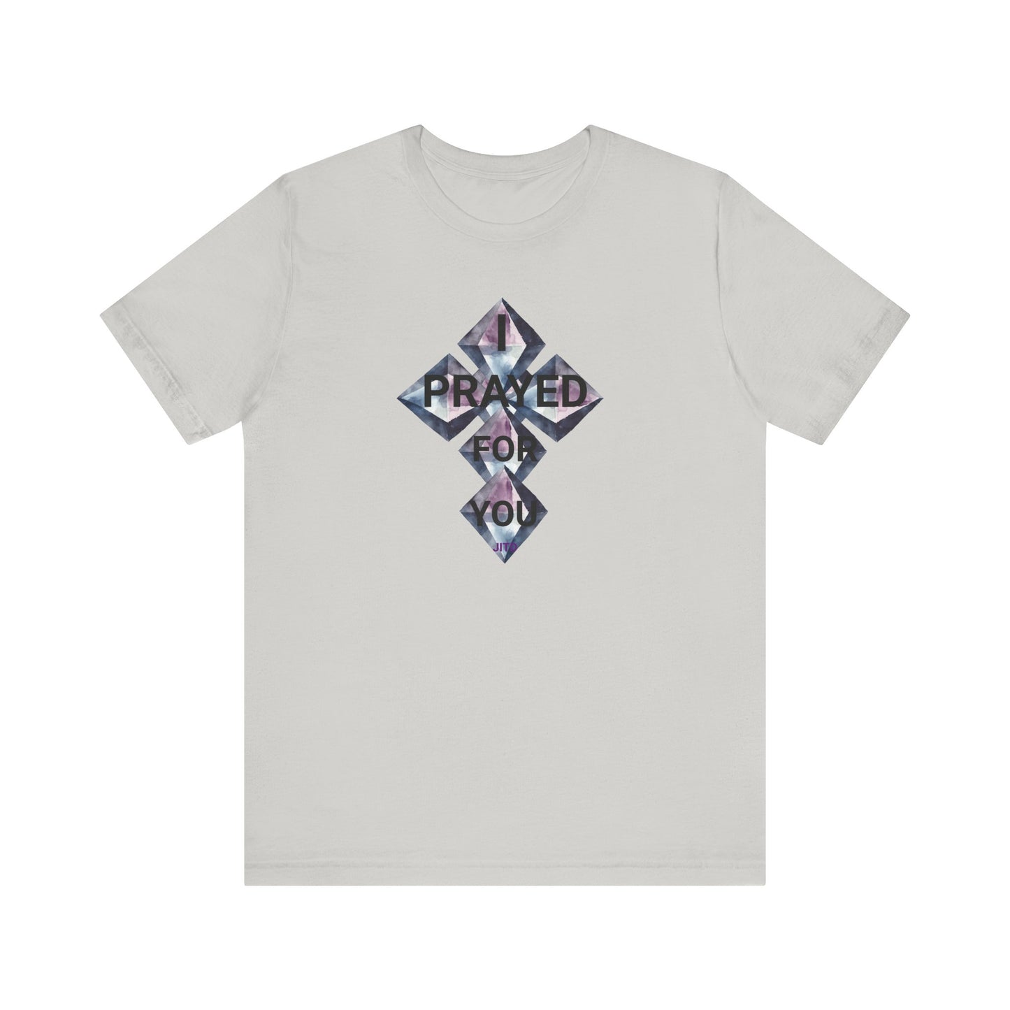 JITD "I PRAYED" DIAMOND CROSS TEE