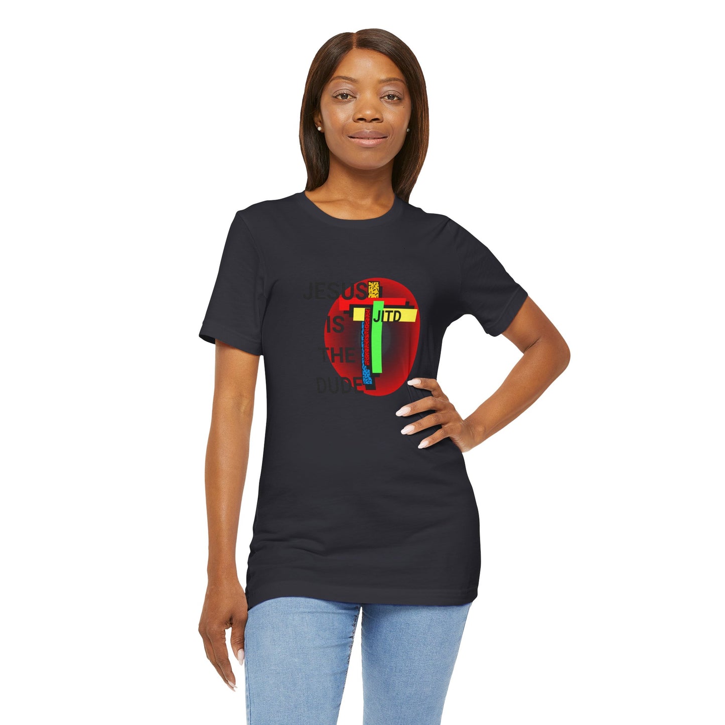 JITD RED GLOW CROSS TEE