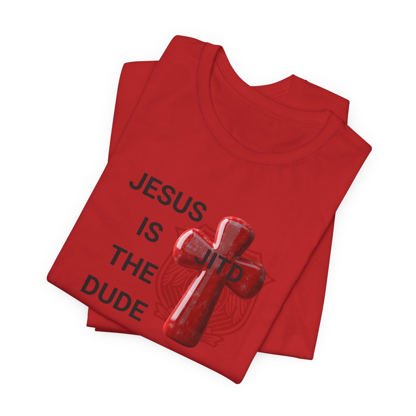 JITD RED SHIELD CROSS TEE