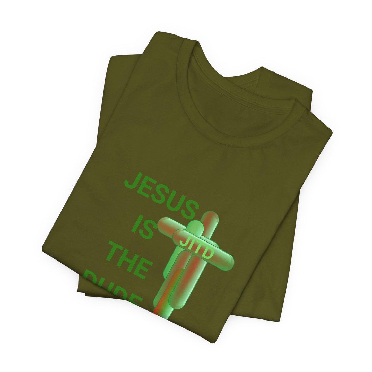 JITD GREEN PILL CROSS TEE