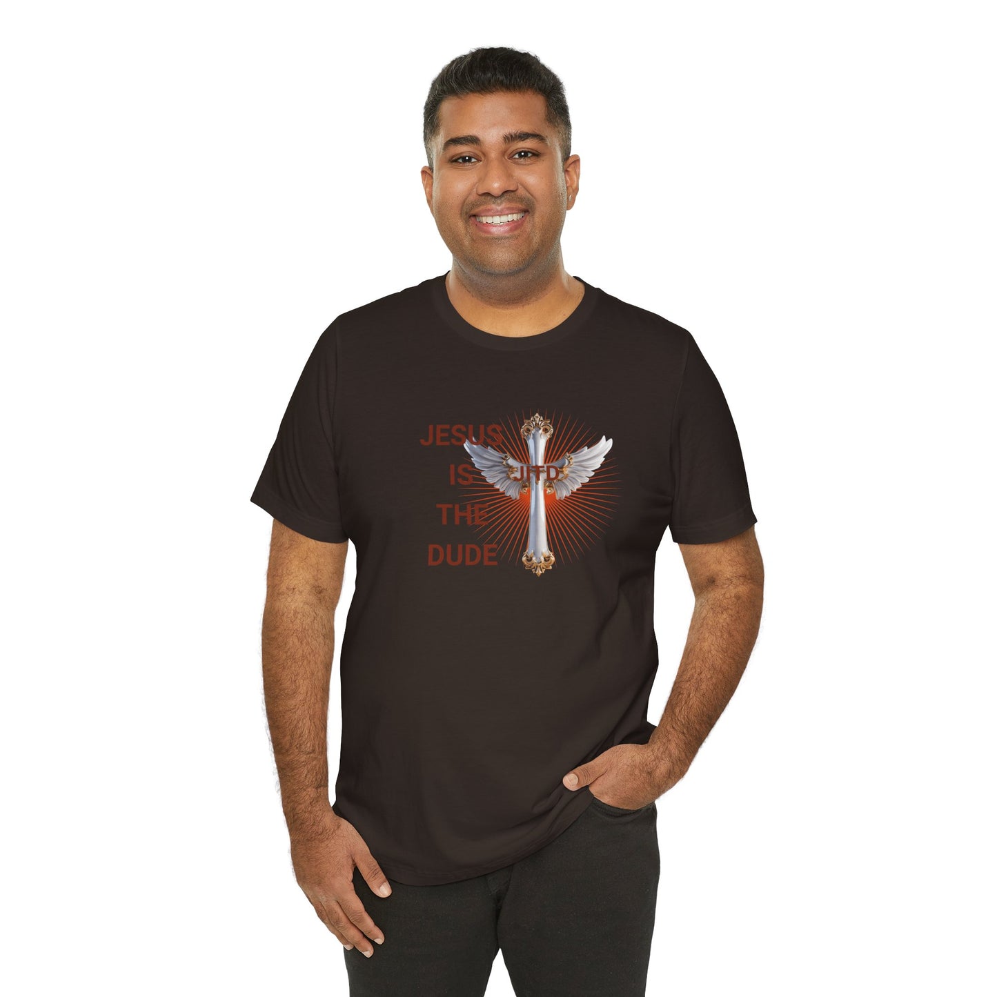 JITD WHITE WINGS CROSS TEE