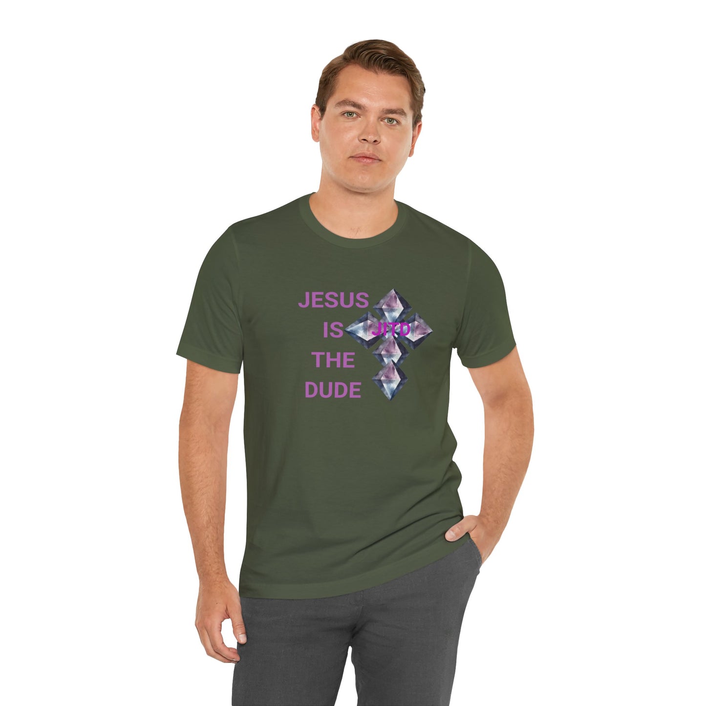 JITD DIAMOND CROSS TEE