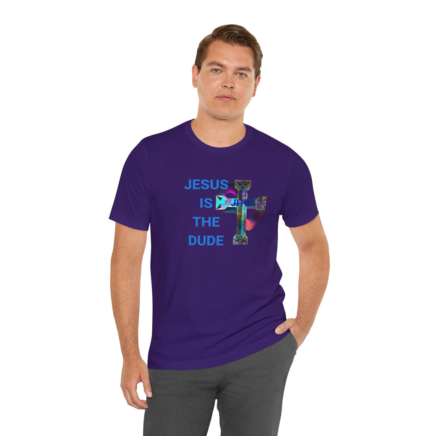 JITD CRYSTAL CROSS TEE